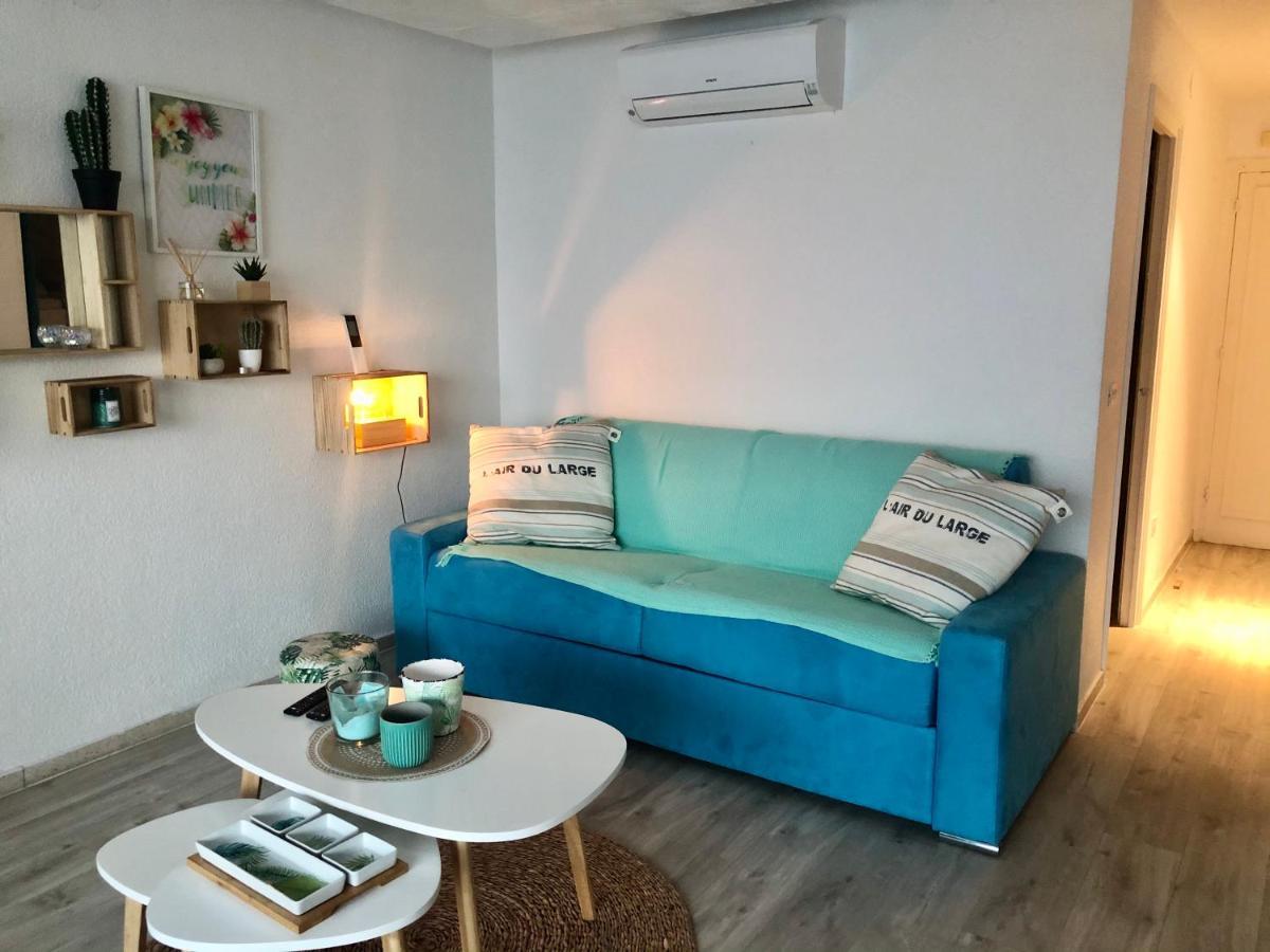 Magnifique Appartement En Front De Mer, Caneylles Roses Bagian luar foto