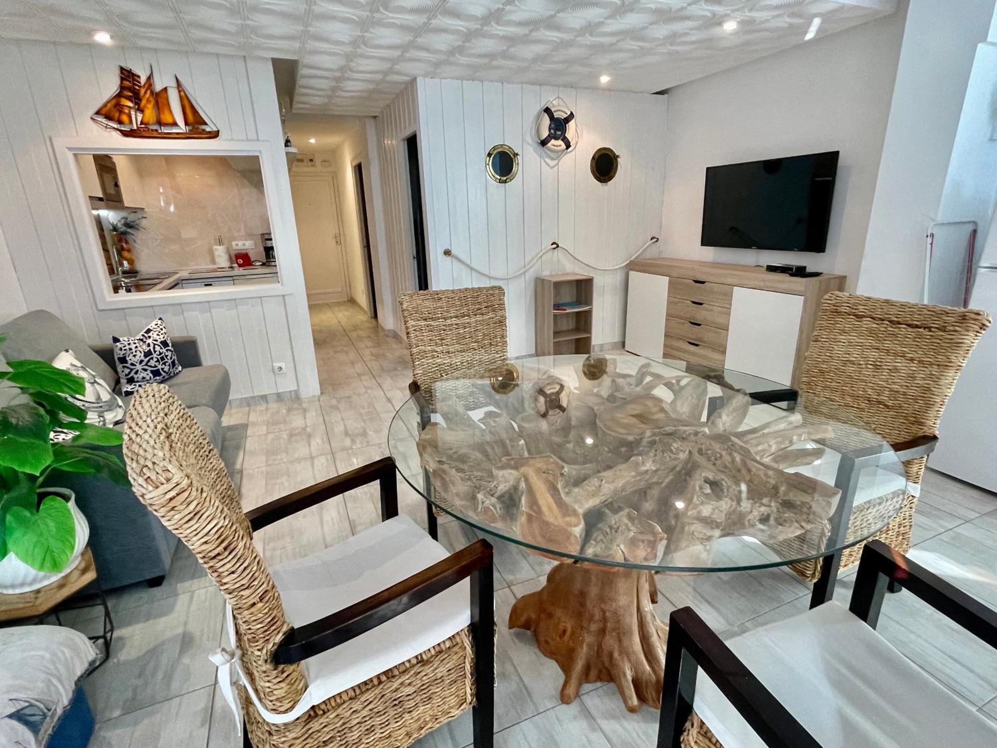 Magnifique Appartement En Front De Mer, Caneylles Roses Bagian luar foto